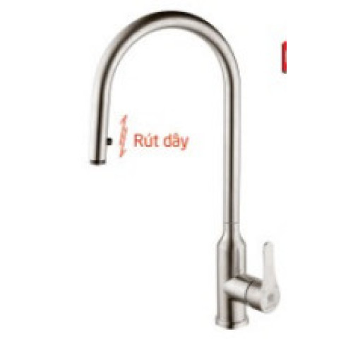 VÒI RỬA CHÉN NÓNG LẠNH INOX SUS 304 KS-5843